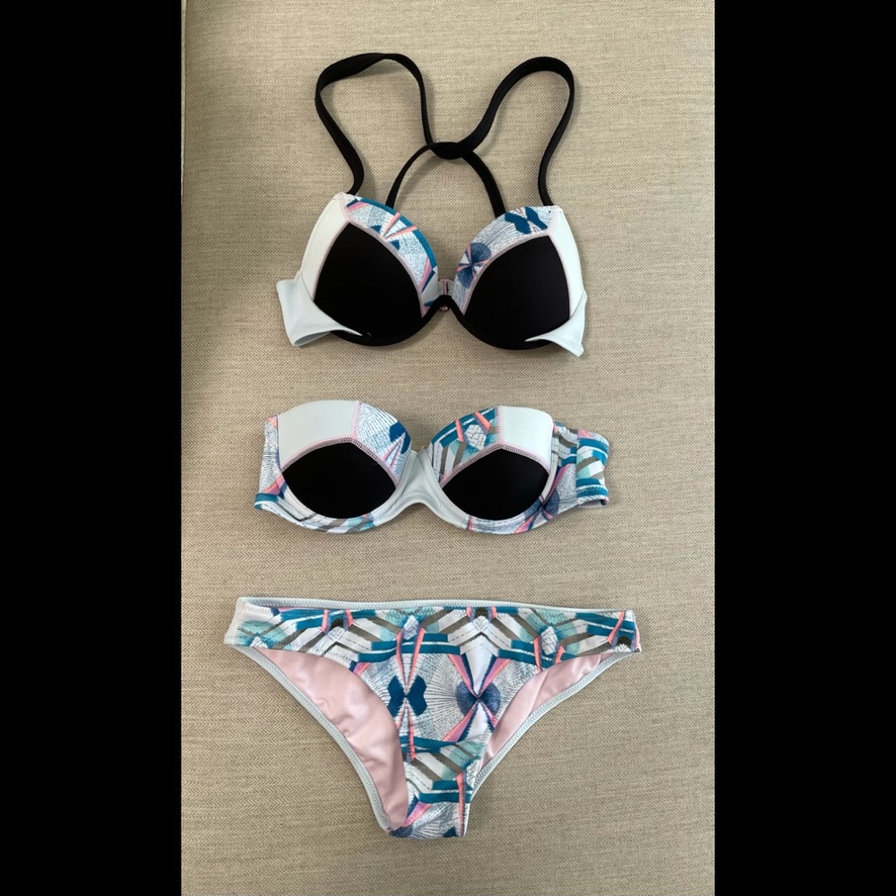 Victoria Secret Bathing Suit Bikini 3 Pieces 34 B